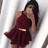 Vestido suede